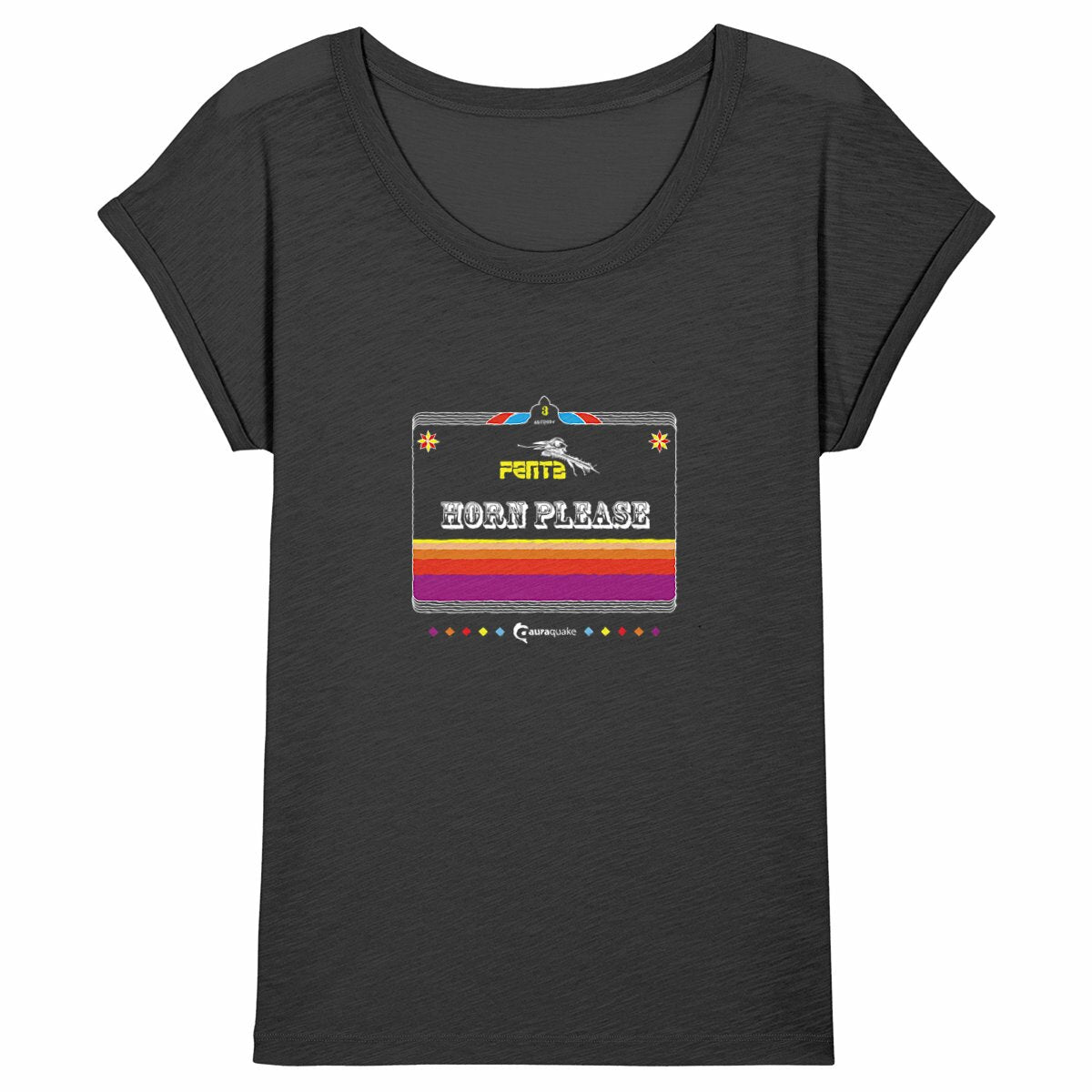 Penta - Horn Please - Women's Slub T-Shirt (Black)