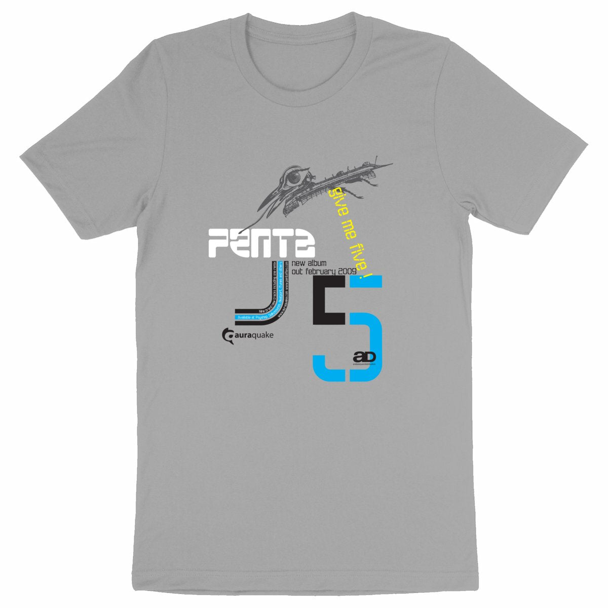 Penta - Give Me Five - Grey - Men's Heavy t-shirt